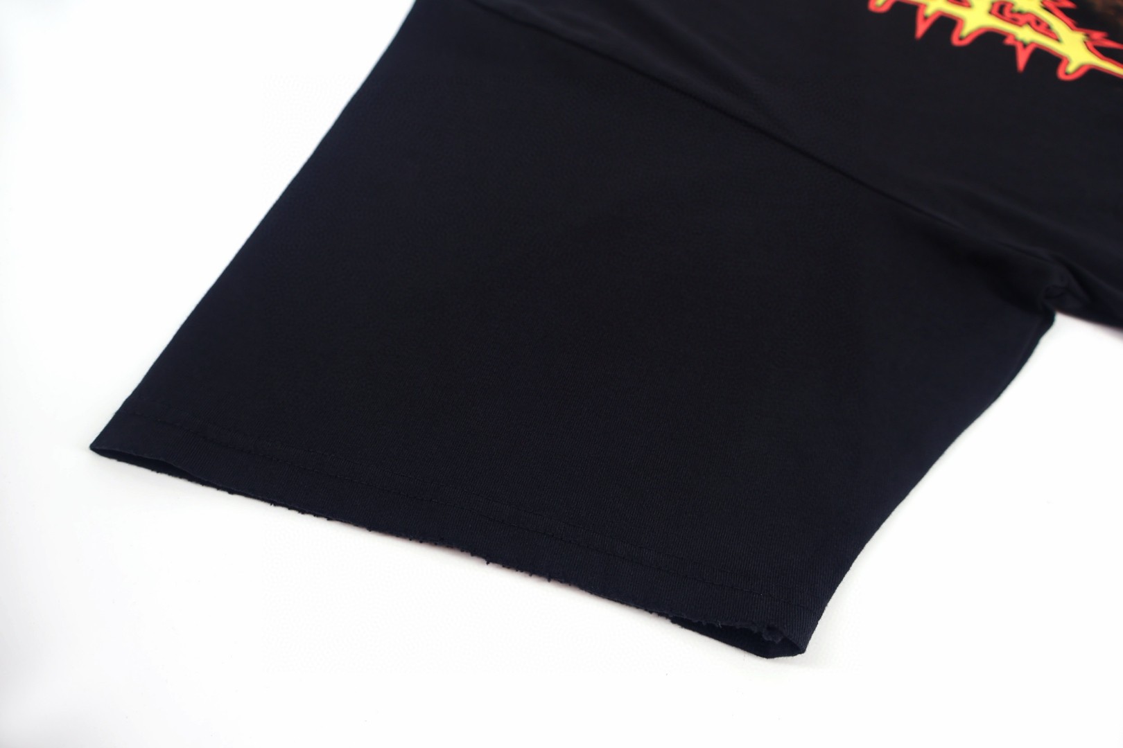 Balenciaga 巴黎世家 城堡古堡印花圆领短袖 T恤 夏季 黑色 A2 764235TUVE41000