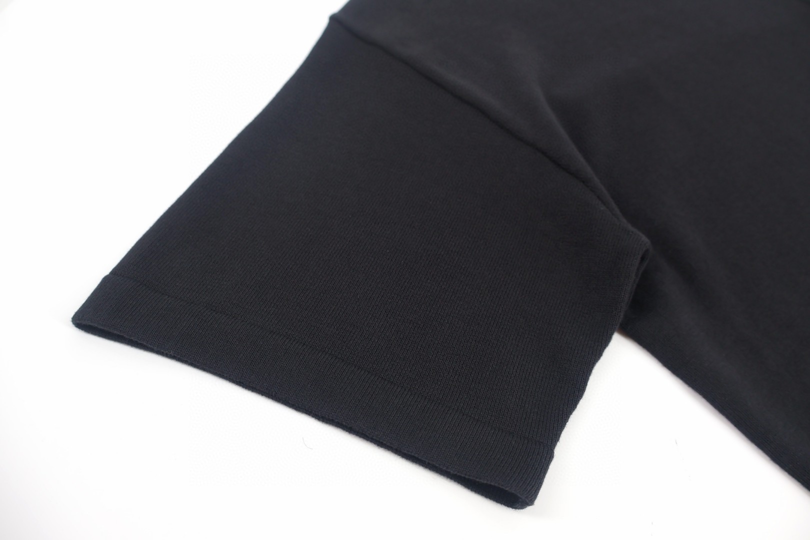 LOUIS VUITTON 路易威登 暗纹老花贴布口袋针织短袖 针织衫 黑色 B0 1AJRLX