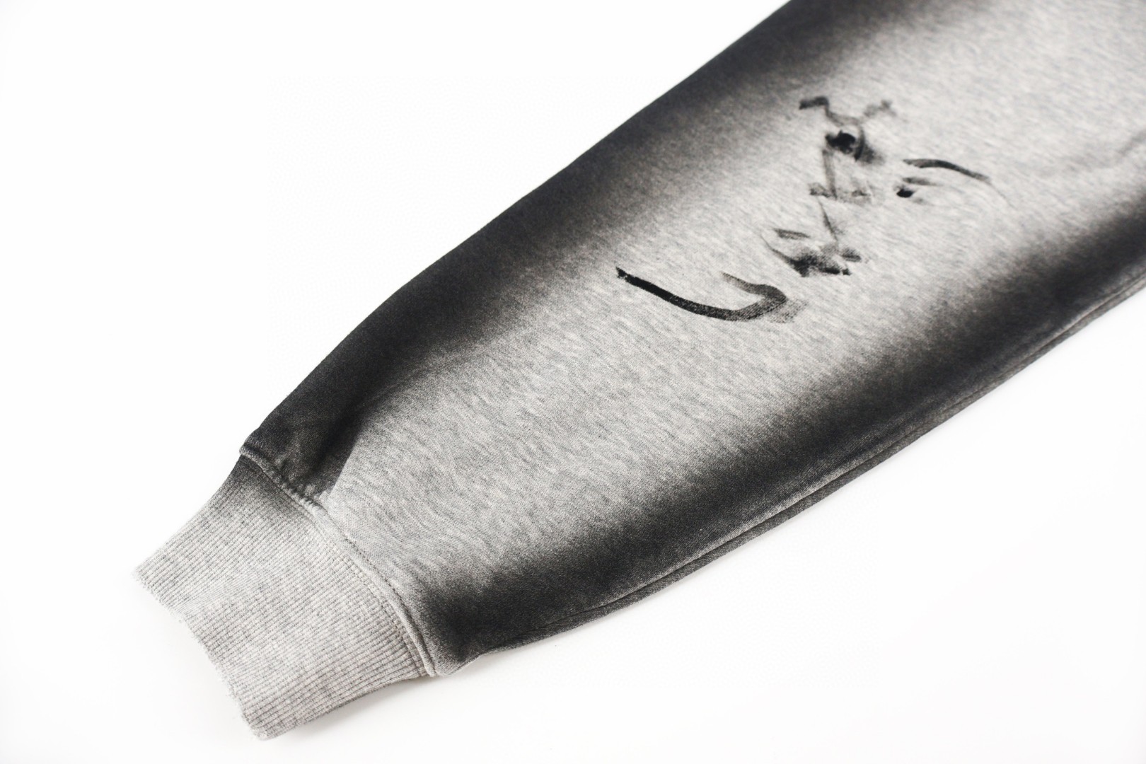 Acne Studios 蝴蝶结涂鸦圆领卫衣 外套 长袖 灰色 B0 CI0223-92H