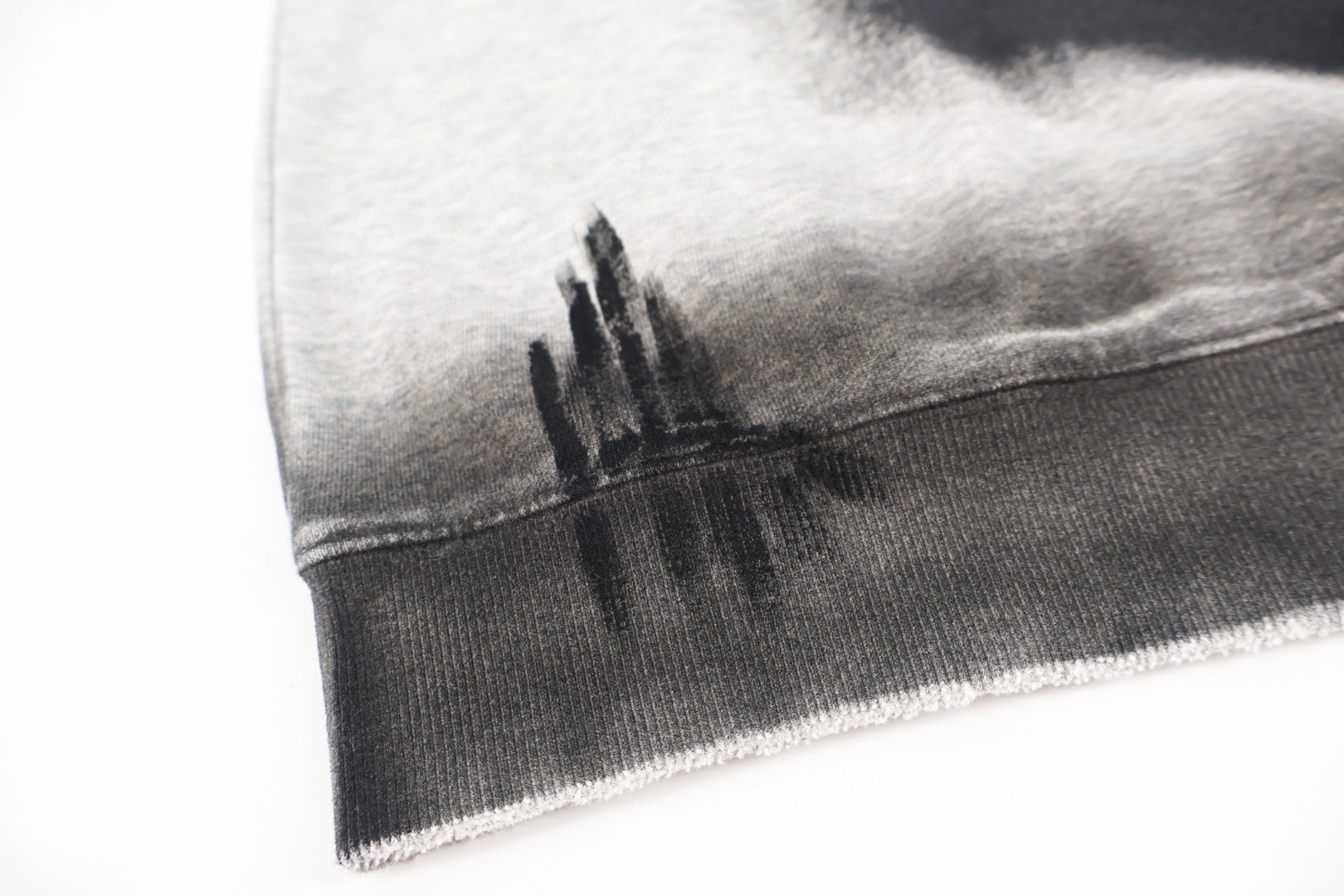 Acne Studios 蝴蝶结涂鸦圆领卫衣 外套 长袖 灰色 B0 CI0223-92H