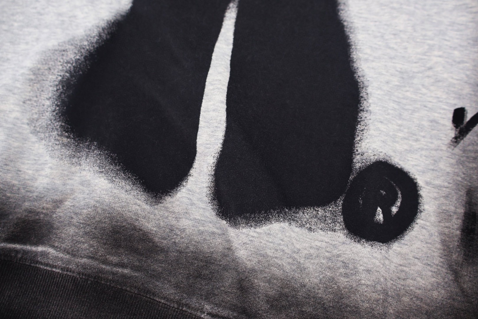 Acne Studios 蝴蝶结涂鸦圆领卫衣 外套 长袖 灰色 B0 CI0223-92H