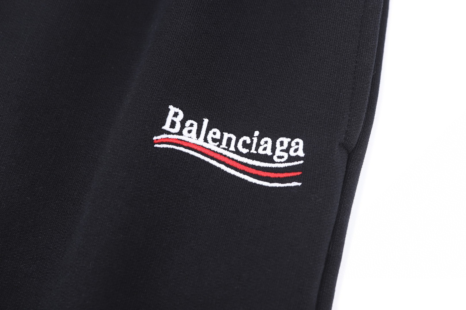 Balenciaga 巴黎世家 可乐刺绣松紧腰短裤 休闲裤 运动裤 裤子 夏季 灰色 灰蓝色 黑色 A2