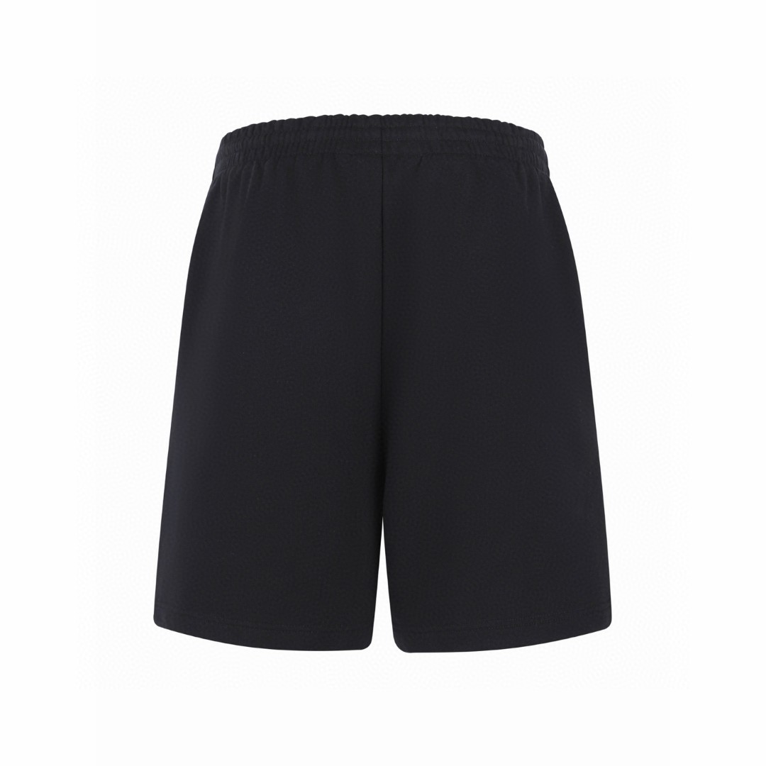 Balenciaga 巴黎世家 可乐刺绣松紧腰短裤 休闲裤 运动裤 裤子 夏季 灰色 灰蓝色 黑色 A2