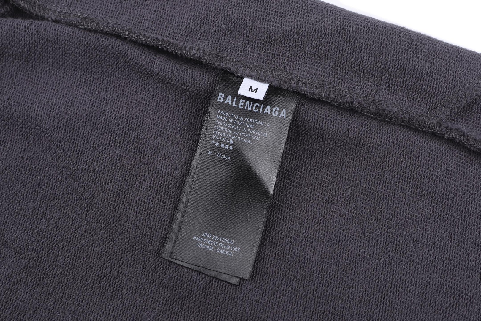 Balenciaga 巴黎世家 可乐刺绣松紧腰短裤 休闲裤 运动裤 裤子 夏季 灰色 灰蓝色 黑色 A2