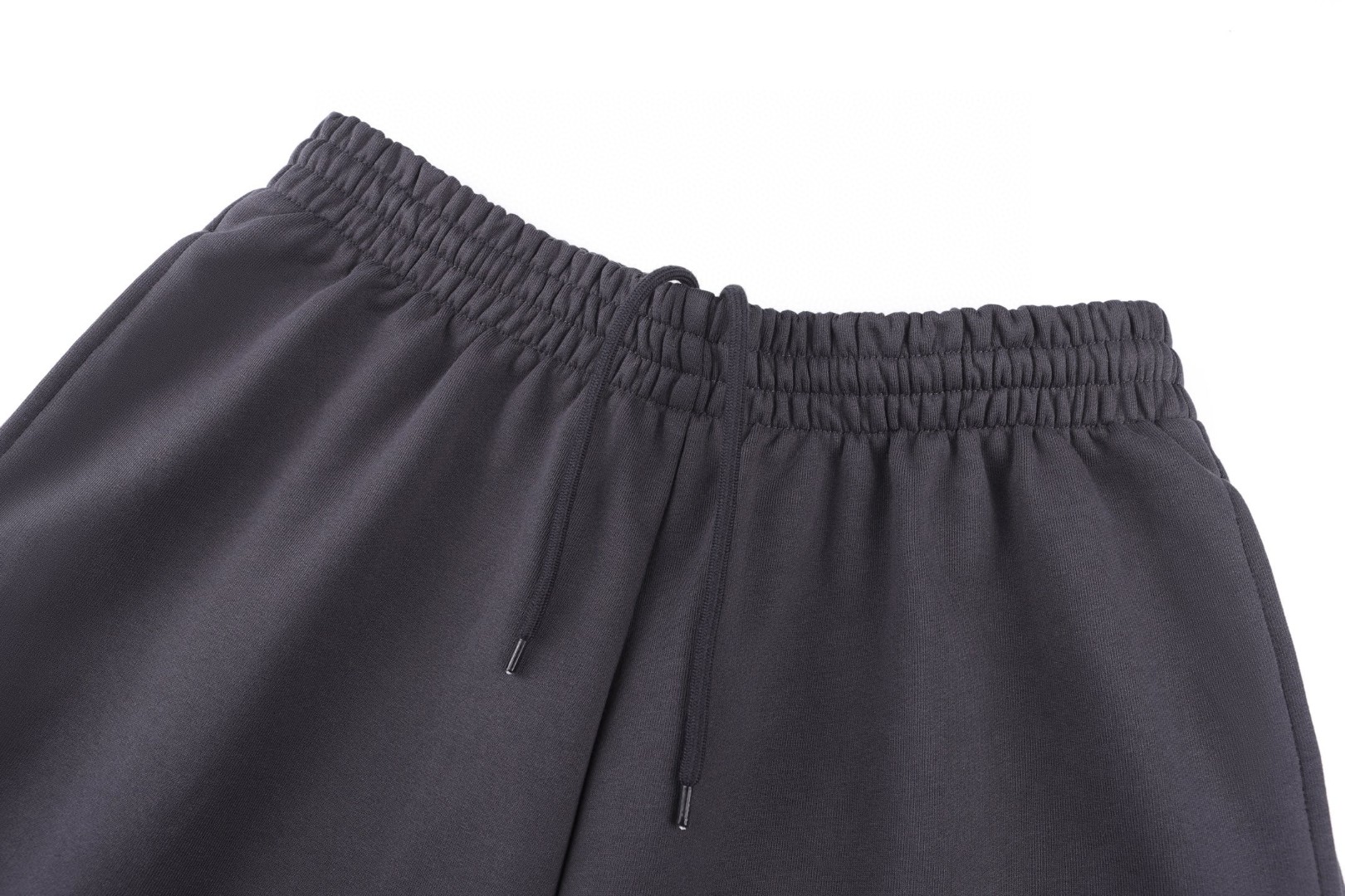 Balenciaga 巴黎世家 可乐刺绣松紧腰短裤 休闲裤 运动裤 裤子 夏季 灰色 灰蓝色 黑色 A2