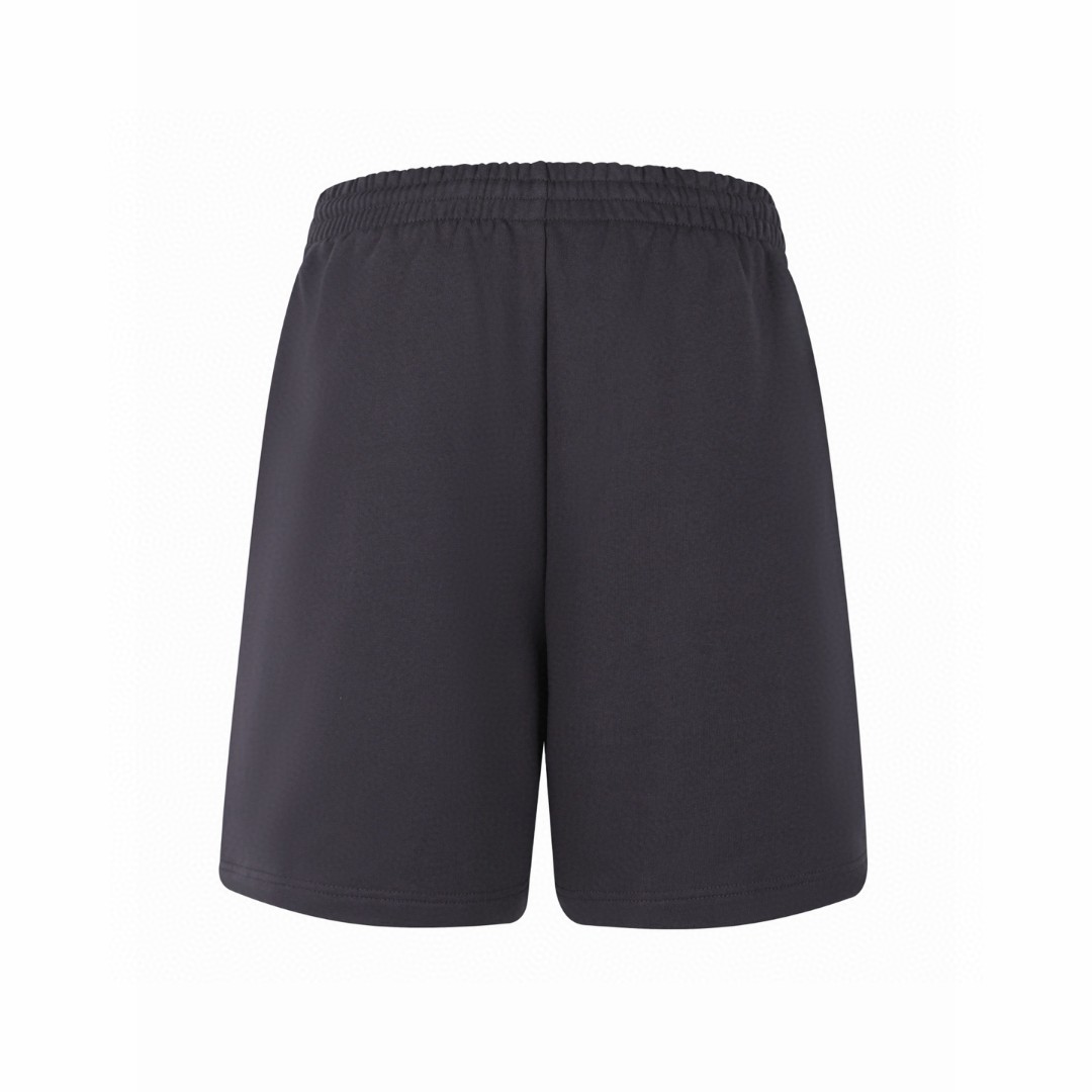 Balenciaga 巴黎世家 可乐刺绣松紧腰短裤 休闲裤 运动裤 裤子 夏季 灰色 灰蓝色 黑色 A2