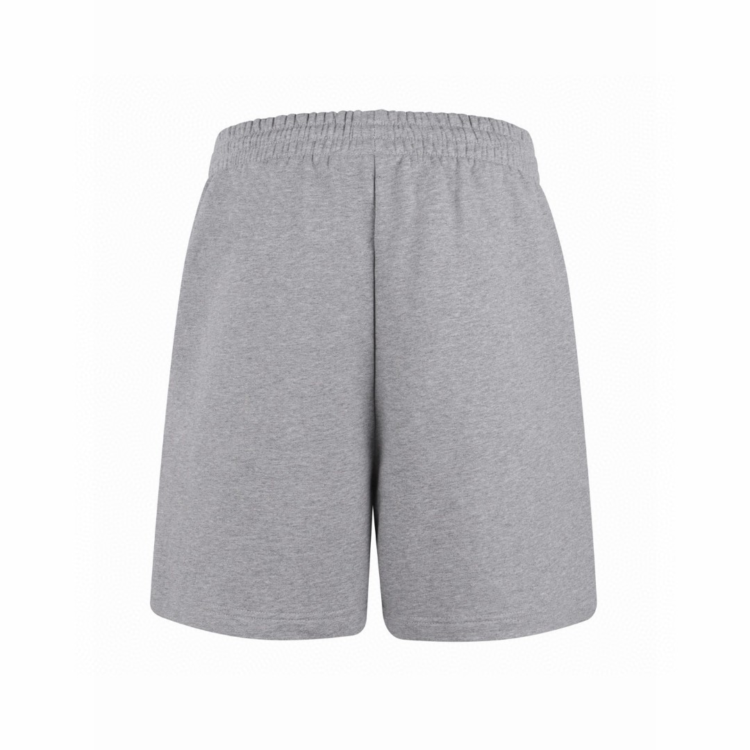 Balenciaga 巴黎世家 可乐刺绣松紧腰短裤 休闲裤 运动裤 裤子 夏季 灰色 灰蓝色 黑色 A2