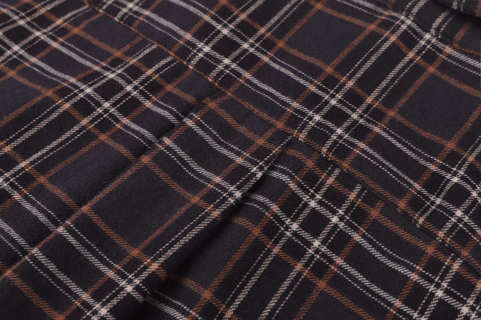 ]Chrome Hearts 克罗心 格纹宝剑拉链短袖衬衫 棕色 A5 CH-20265100