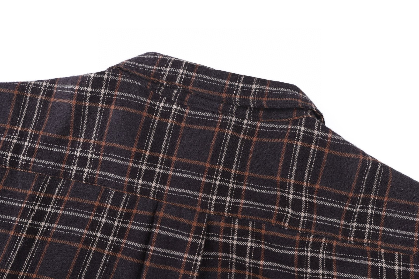 ]Chrome Hearts 克罗心 格纹宝剑拉链短袖衬衫 棕色 A5 CH-20265100