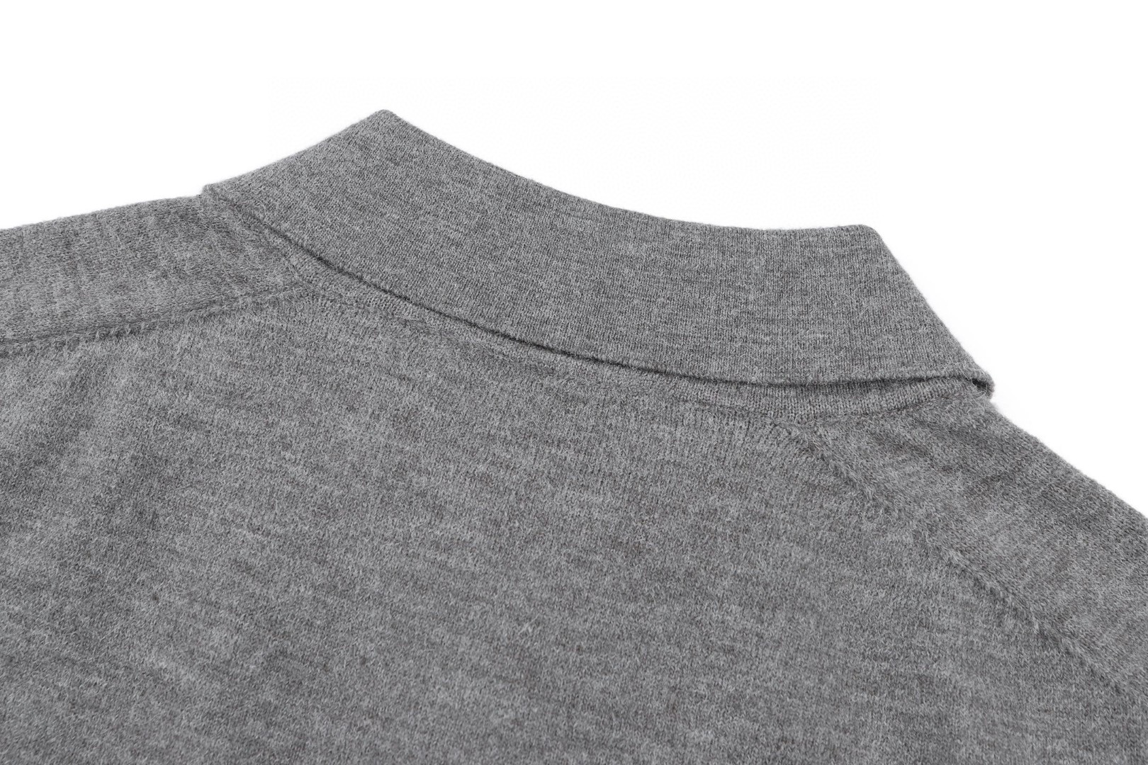 Acne Studios 刺绣logo羊毛针织衫 毛衣 长袖 灰色 B0 B60388-AA3