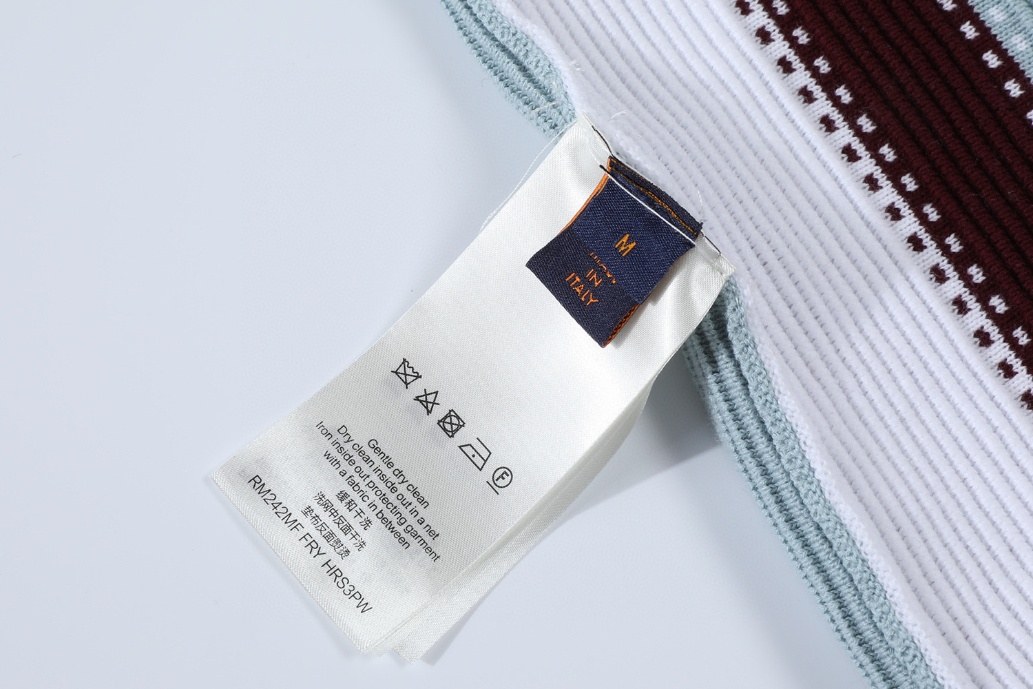 LOUIS VUITTON 路易威登 条纹钩针短袖衬衫 外套 B0 1AHVOO