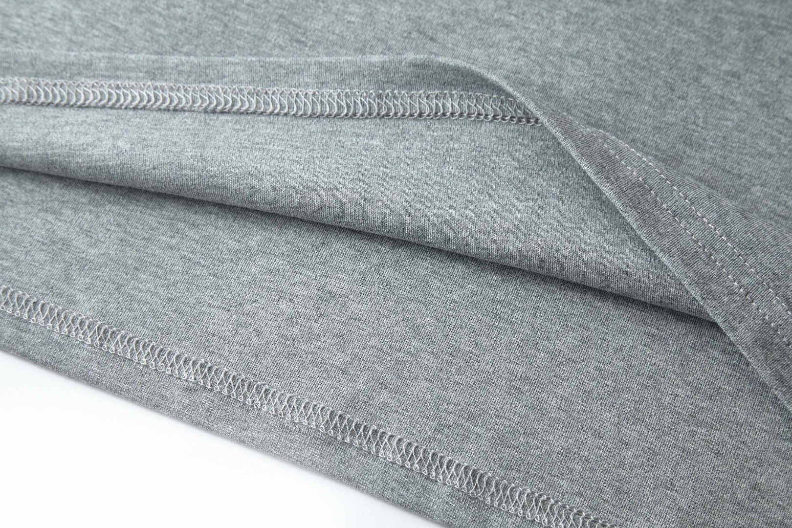 LOUIS VUITTON 路易威登 手缝皮标标识圆领短袖 T恤 灰色 A0 1AJSIM