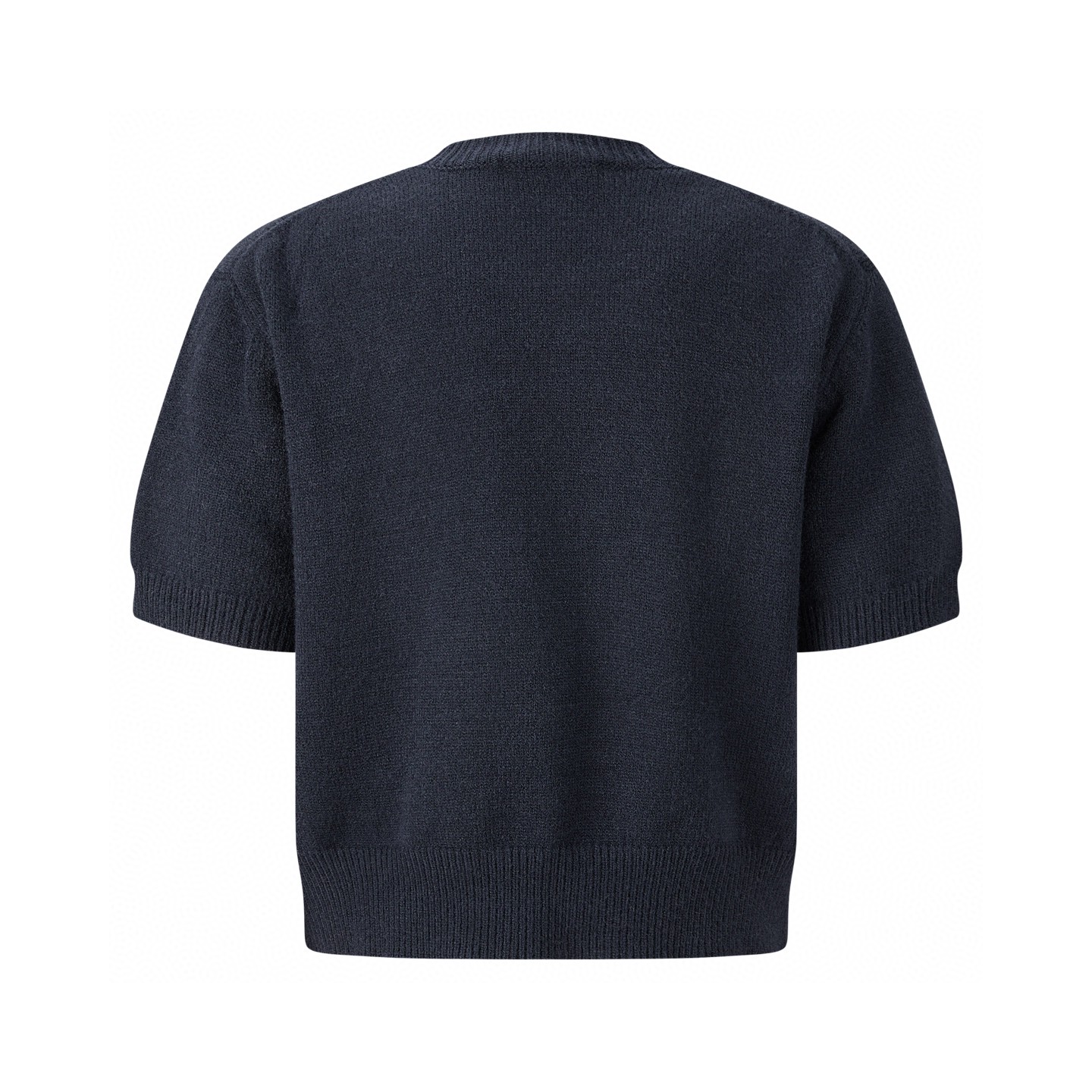 PRADA 普拉达 经典刺绣标识针织衫 短袖 T恤 短款 女款 灰色 红色 海军蓝 A7 P24Z1U-13LY-F0008-S-231