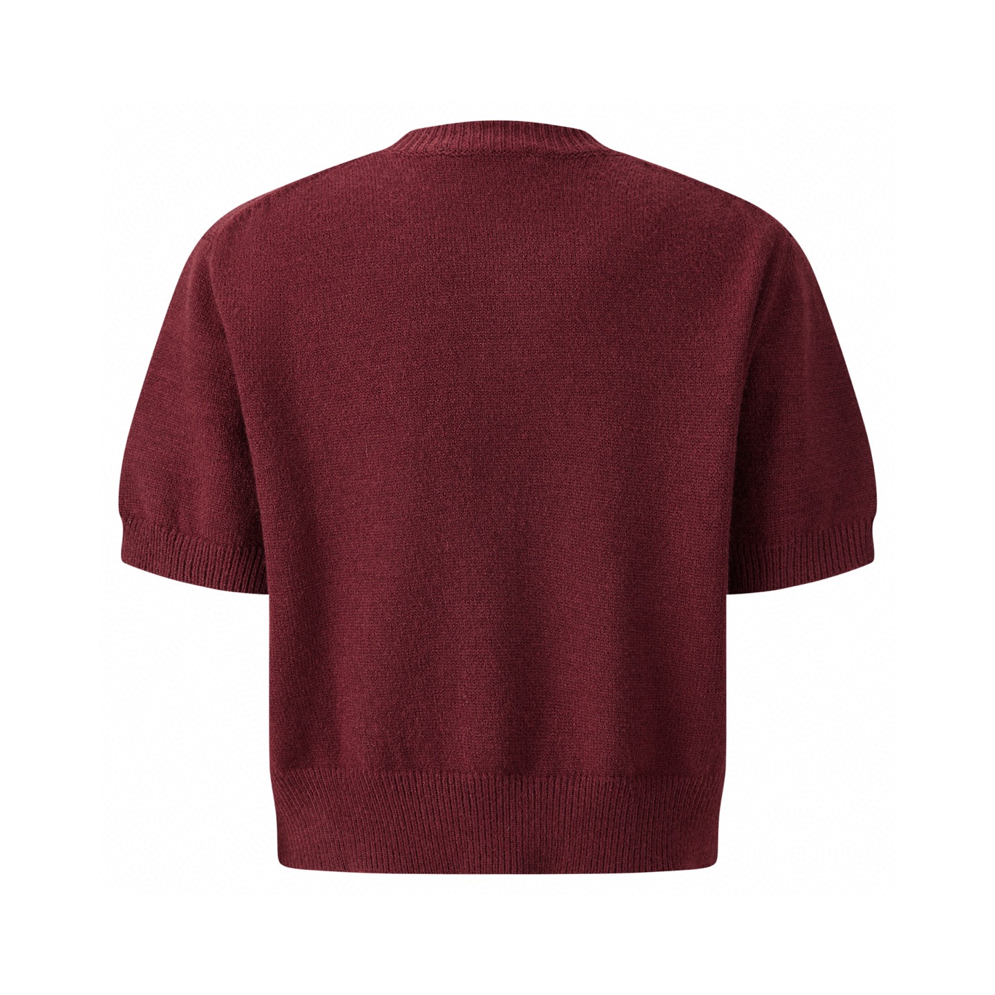 PRADA 普拉达 经典刺绣标识针织衫 短袖 T恤 短款 女款 灰色 红色 海军蓝 A7 P24Z1U-13LY-F0008-S-231