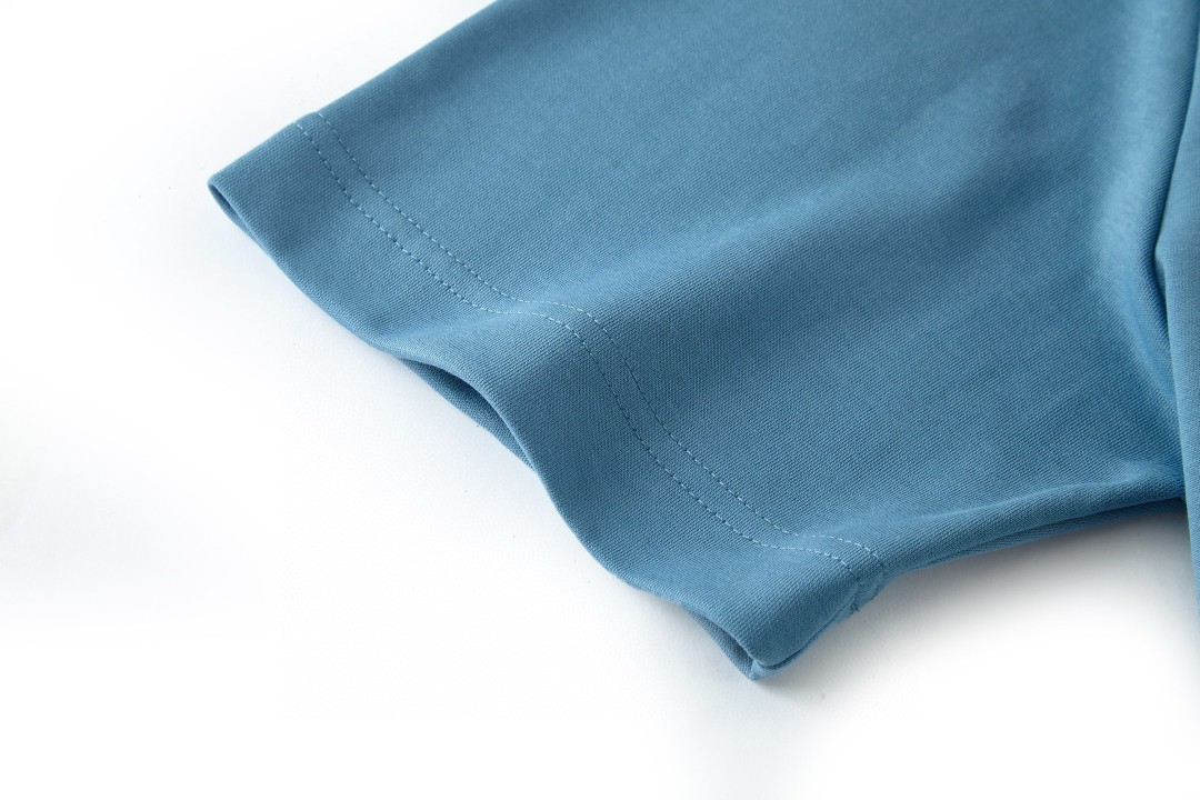 FENDI 芬迪 双F五金徽标圆领T恤 短袖 套头 夏季 卡其色 蓝色 藏青色 A0 FY0936ARYYF0QB9