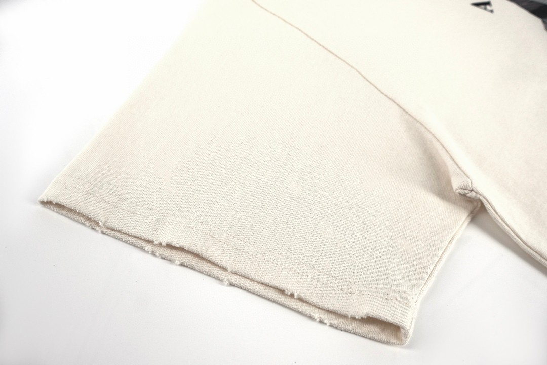 Acne Studios 领带印花圆领T恤 短袖 白色 A2 AL0534-AEG