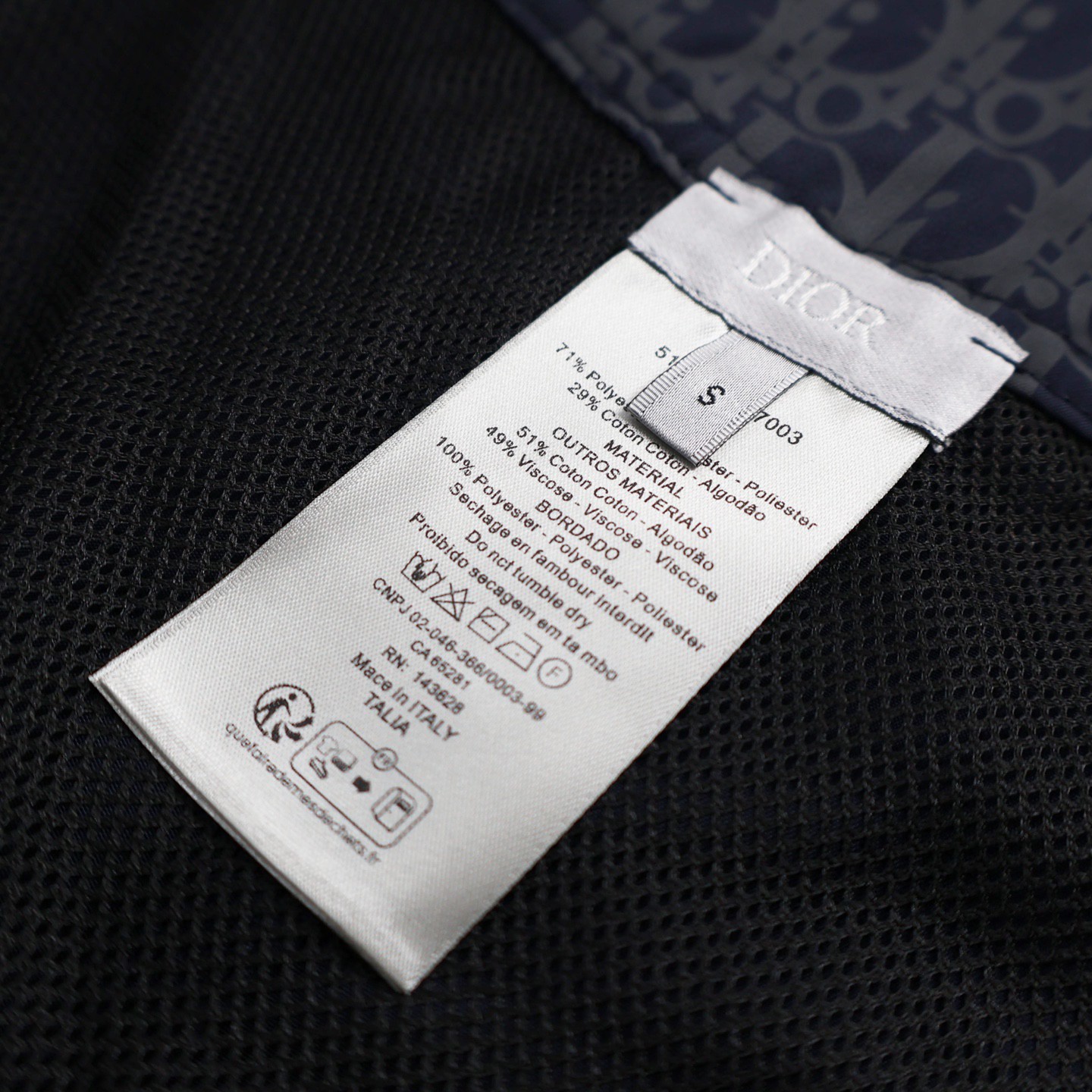 DIOR 迪奥 提花满印绑带工装裤 短裤 裤子 灰蓝色 灰色 A7 