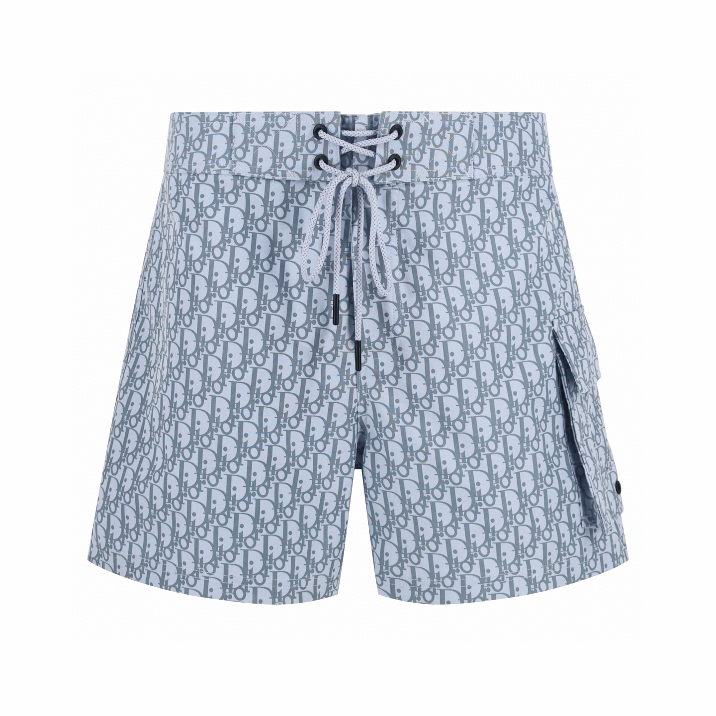 DIOR 迪奥 提花满印绑带工装裤 短裤 裤子 绿色 蓝色 A7 293B103CB041-C565