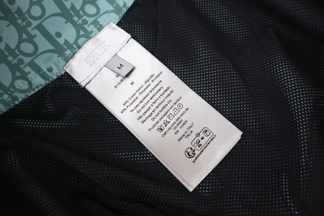 DIOR 迪奥 提花满印绑带工装裤 短裤 裤子 绿色 蓝色 A7 293B103CB041-C565