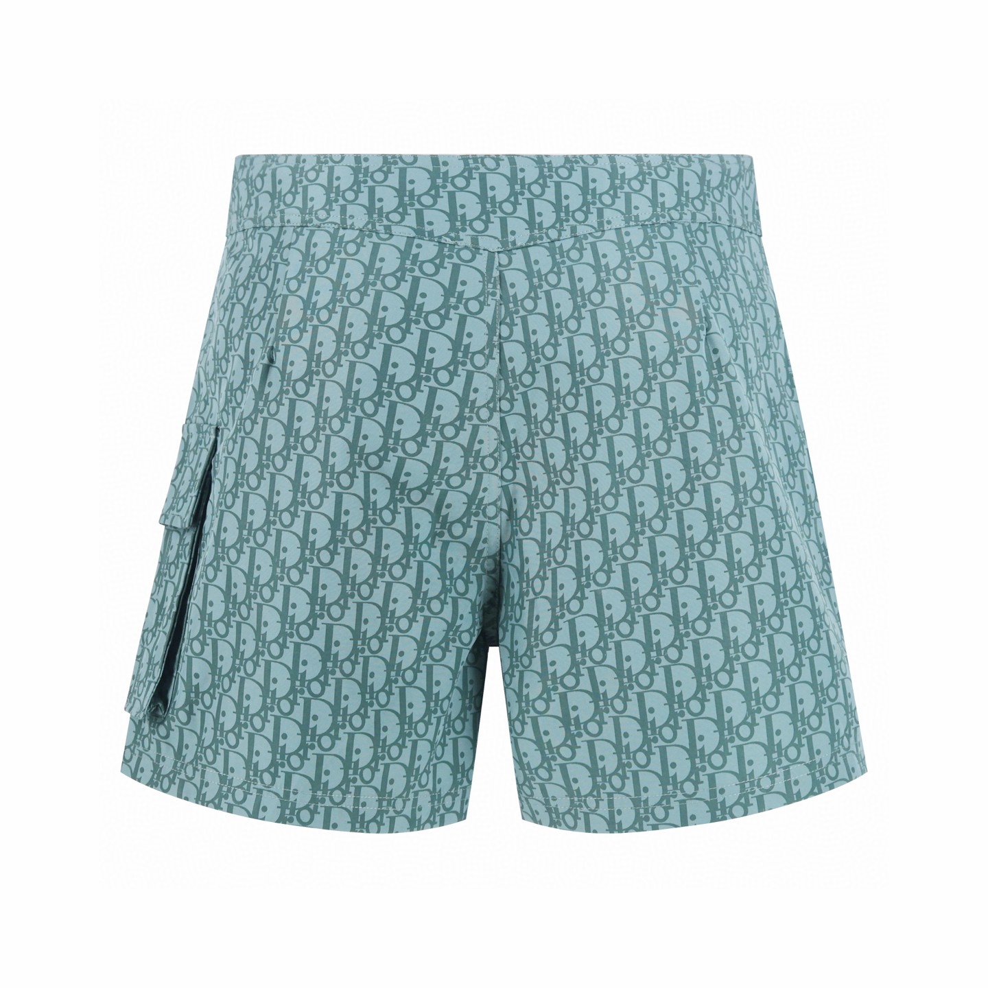 DIOR 迪奥 提花满印绑带工装裤 短裤 裤子 绿色 蓝色 A7 293B103CB041-C565