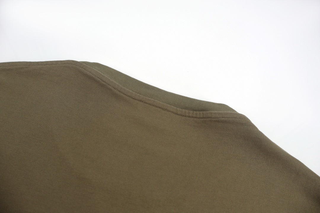 Loewe 罗意威 印袖圆领短袖 T恤 蓝色 卡其绿 A0 H526Y22XDF-5100