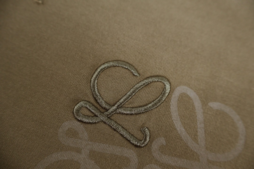 Loewe 罗意威 印袖圆领短袖 T恤 蓝色 卡其绿 A0 H526Y22XDF-5100