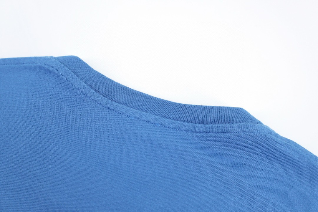 Loewe 罗意威 印袖圆领短袖 T恤 蓝色 卡其绿 A0 H526Y22XDF-5100