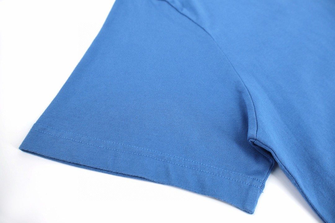 Loewe 罗意威 印袖圆领短袖 T恤 蓝色 卡其绿 A0 H526Y22XDF-5100