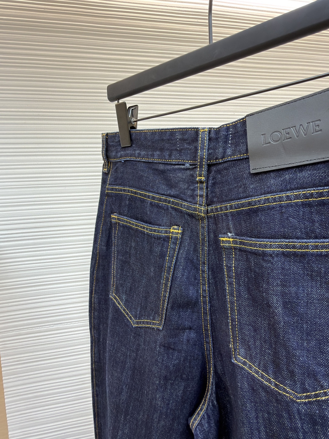 Loewe 罗意威 Anagram 锥形牛仔裤 长裤 裤子 弯刀裤 浅蓝色 深蓝色 B5 S359Y11XCM-6395