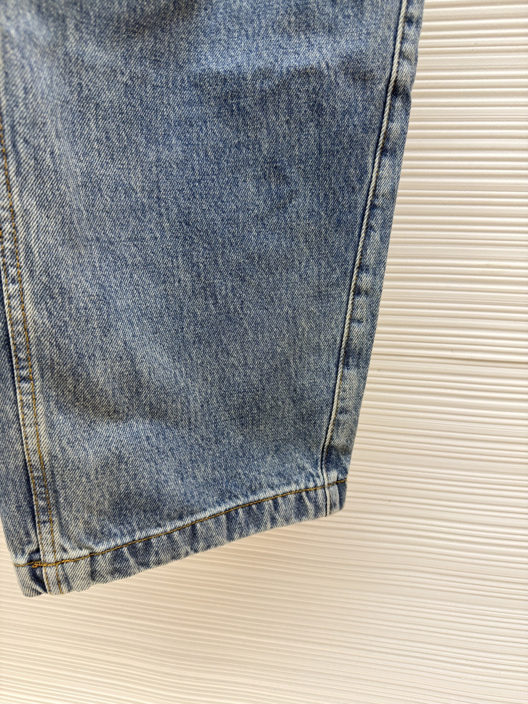 Loewe 罗意威 Anagram 锥形牛仔裤 长裤 裤子 弯刀裤 浅蓝色 深蓝色 B5 S359Y11XCM-6395