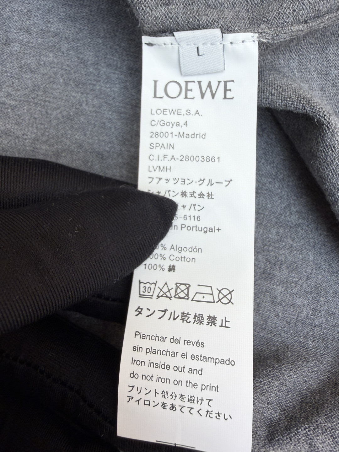 Loewe 罗意威 提花针织短袖 毛衣 T恤 女款 灰色 A2 S359Y55K43-4004