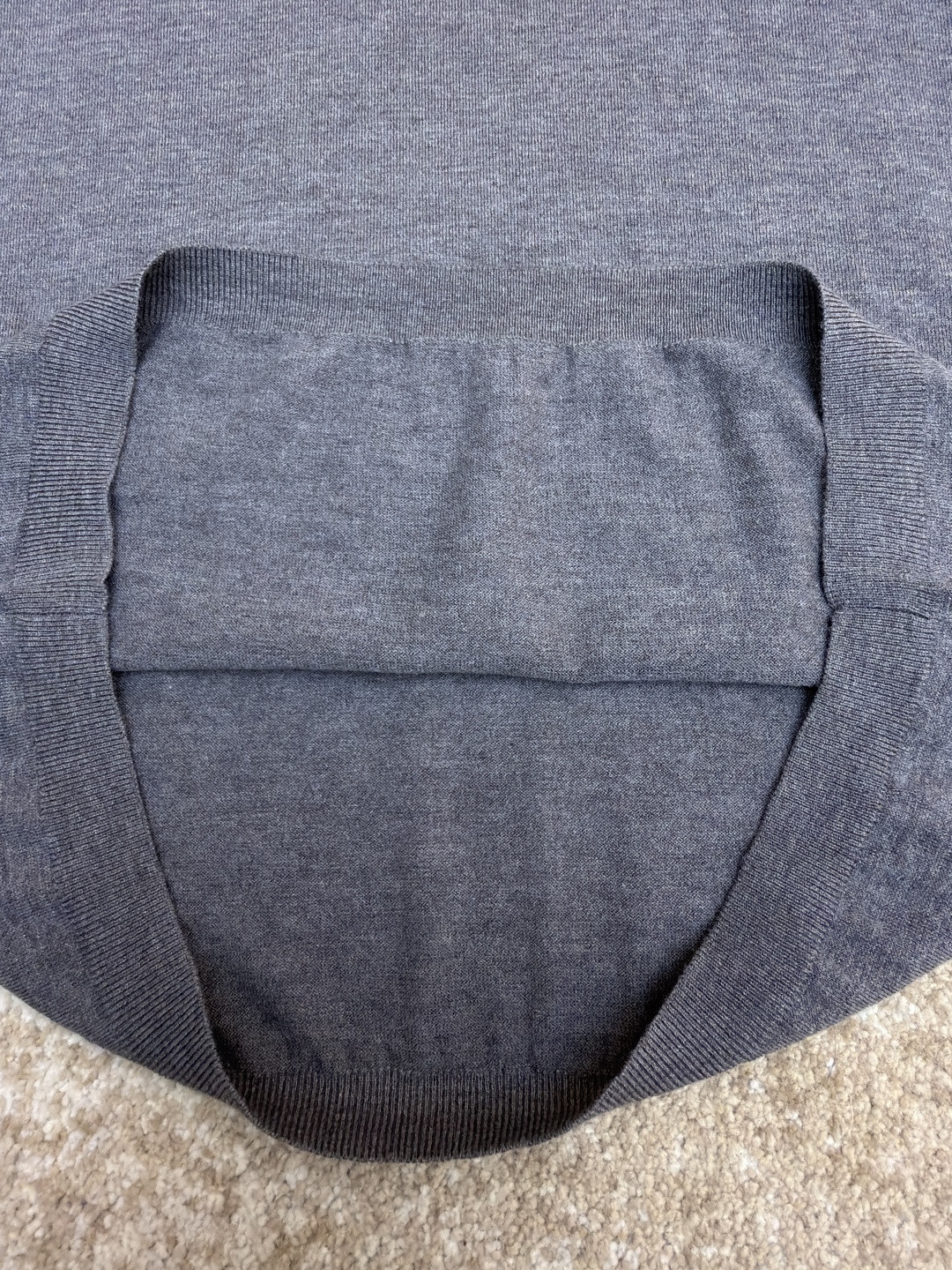 Loewe 罗意威 提花针织短袖 毛衣 T恤 女款 灰色 A2 S359Y55K43-4004