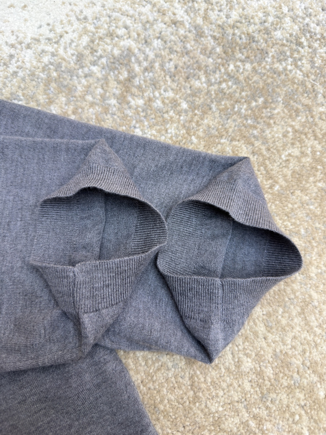 Loewe 罗意威 提花针织短袖 毛衣 T恤 女款 灰色 A2 S359Y55K43-4004