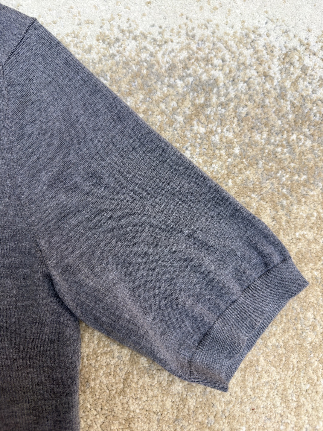 Loewe 罗意威 提花针织短袖 毛衣 T恤 女款 灰色 A2 S359Y55K43-4004