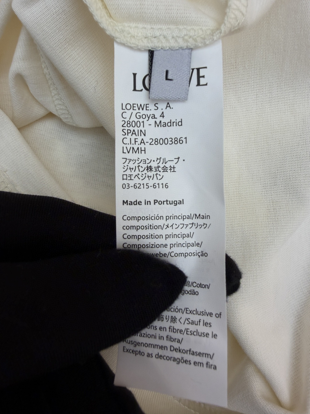 Loewe 罗意威 刺绣撞色圆领短袖 T恤 女款 夏款 绿色 米色 A0 S359Y22XA8-4160