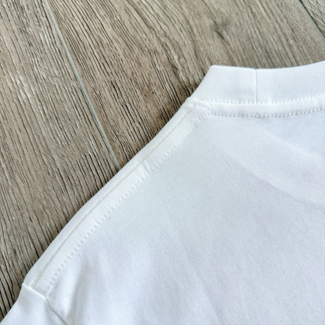 Chrome Hearts CH 克罗心 橙色十字架圆领短袖 T恤 白色 黑色 A0  