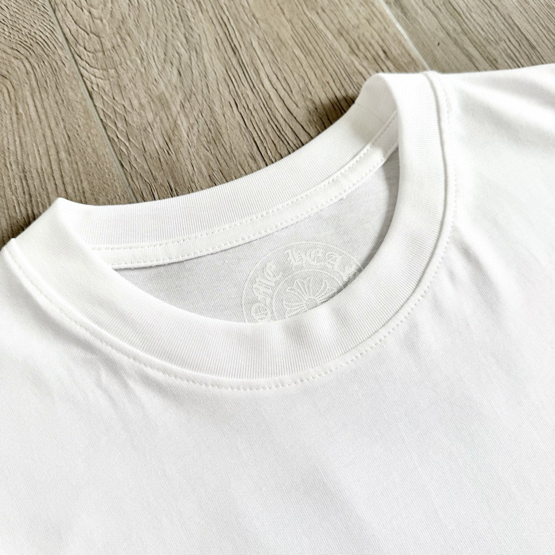 Chrome Hearts CH 克罗心 东京原宿限定圆领短袖 T恤 白色 黑色 A0  