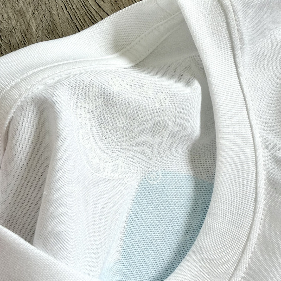 Chrome Hearts CH 克罗心 东京原宿限定圆领短袖 T恤 白色 黑色 A0  
