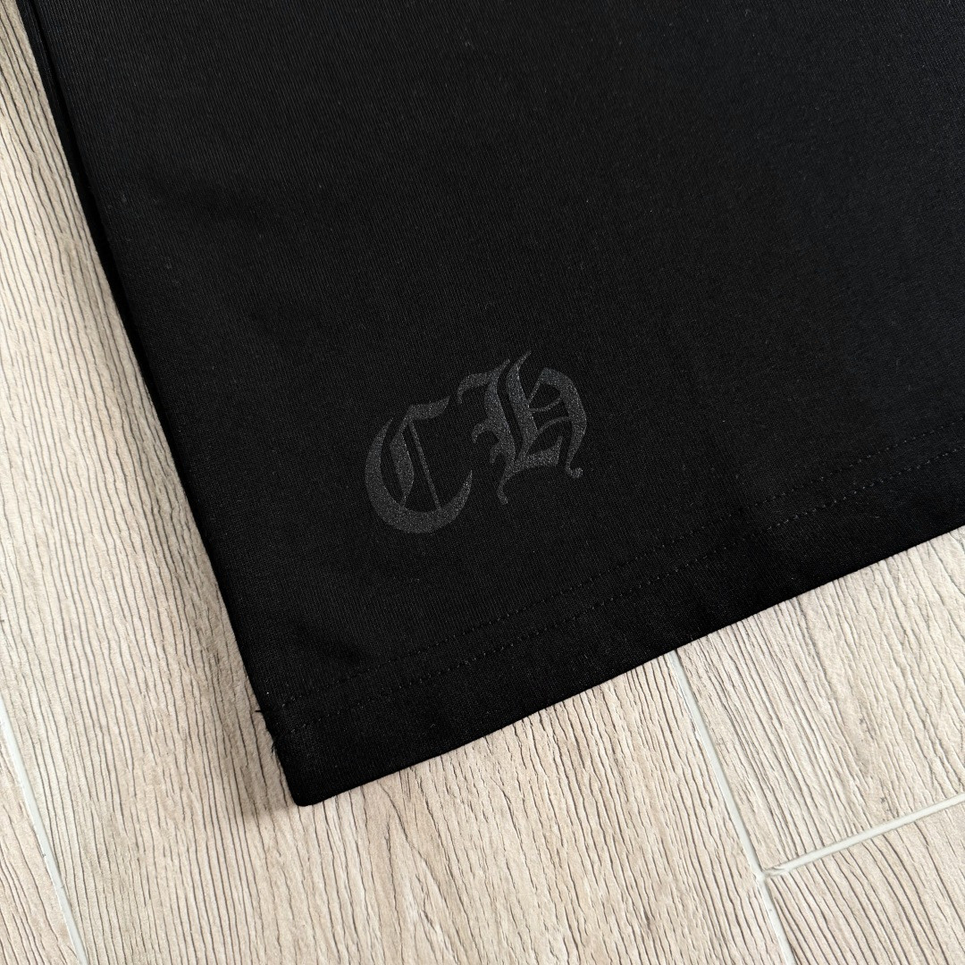 Chrome Hearts CH 克罗心 东京原宿限定圆领短袖 T恤 白色 黑色 A0  