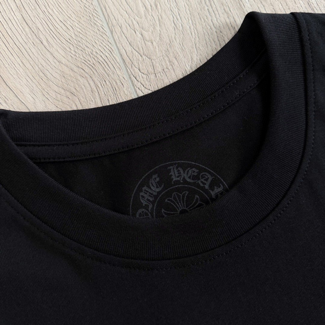 Chrome Hearts CH 克罗心 东京原宿限定圆领短袖 T恤 白色 黑色 A0  