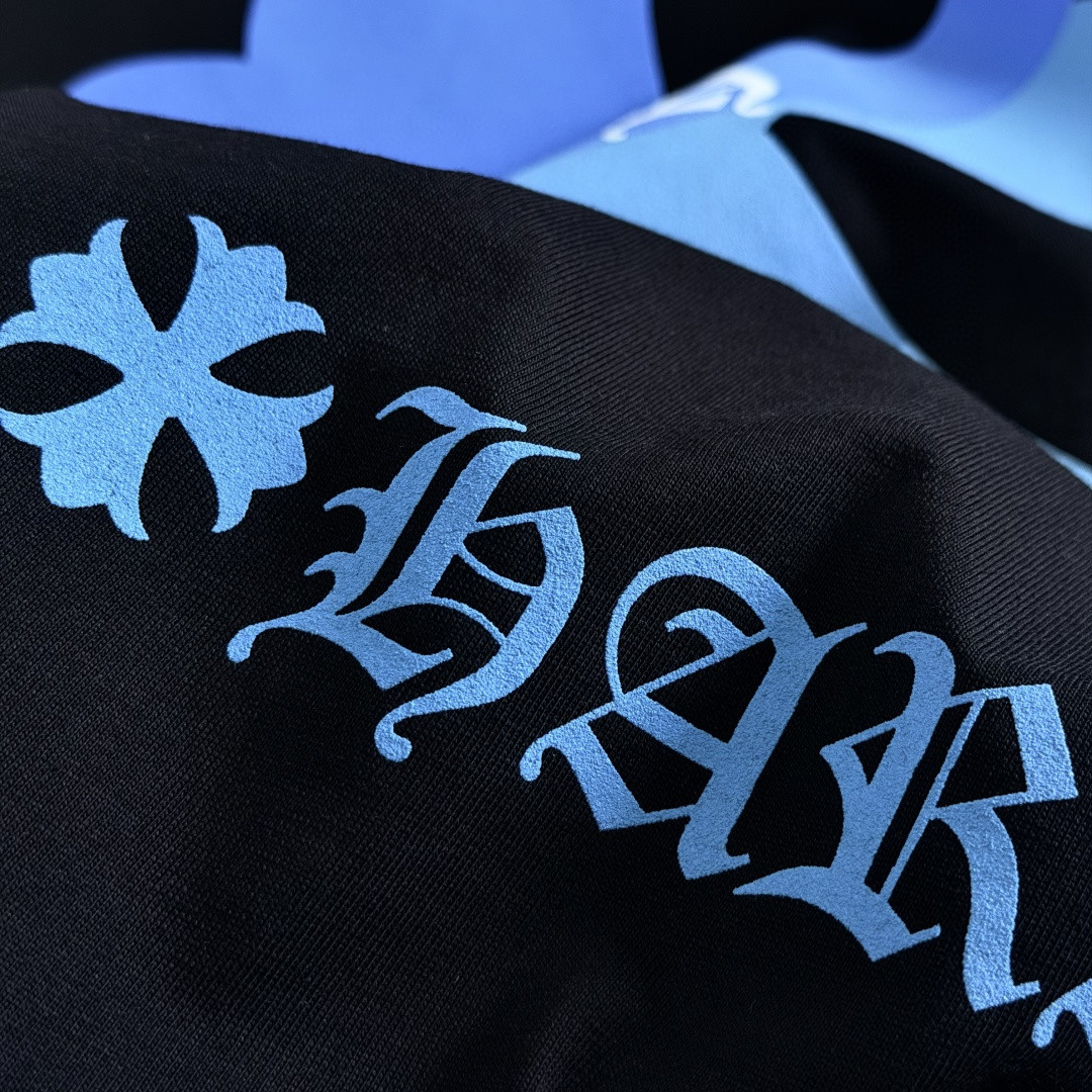 Chrome Hearts CH 克罗心 东京原宿限定圆领短袖 T恤 白色 黑色 A0  