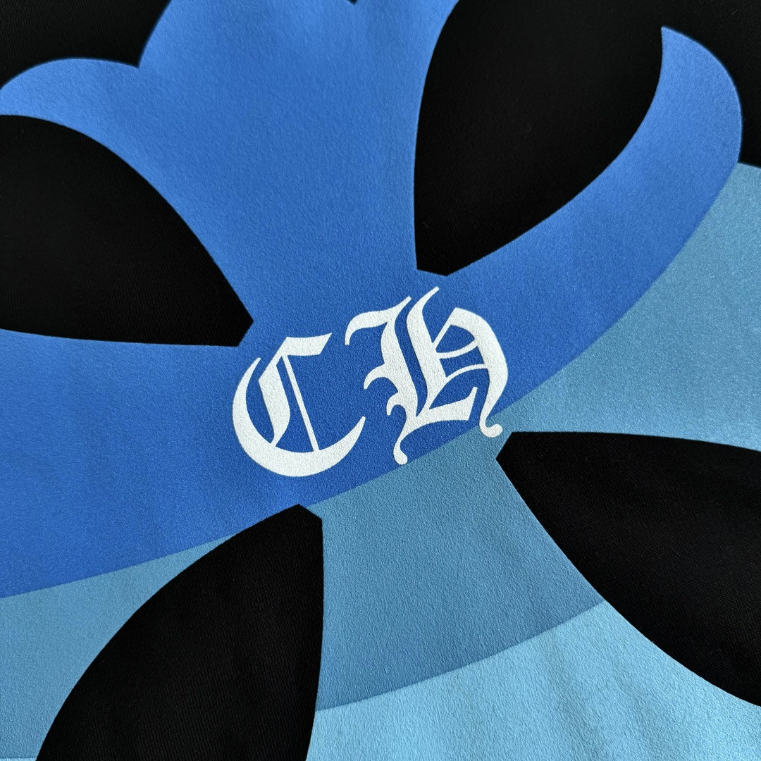 Chrome Hearts CH 克罗心 东京原宿限定圆领短袖 T恤 白色 黑色 A0  