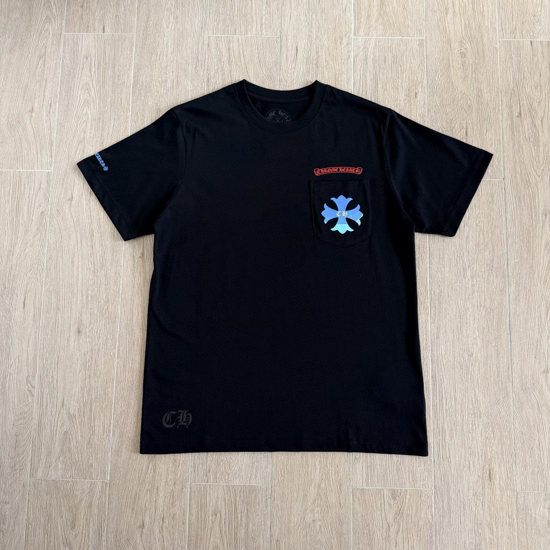 Chrome Hearts CH 克罗心 东京原宿限定圆领短袖 T恤 白色 黑色 A0  