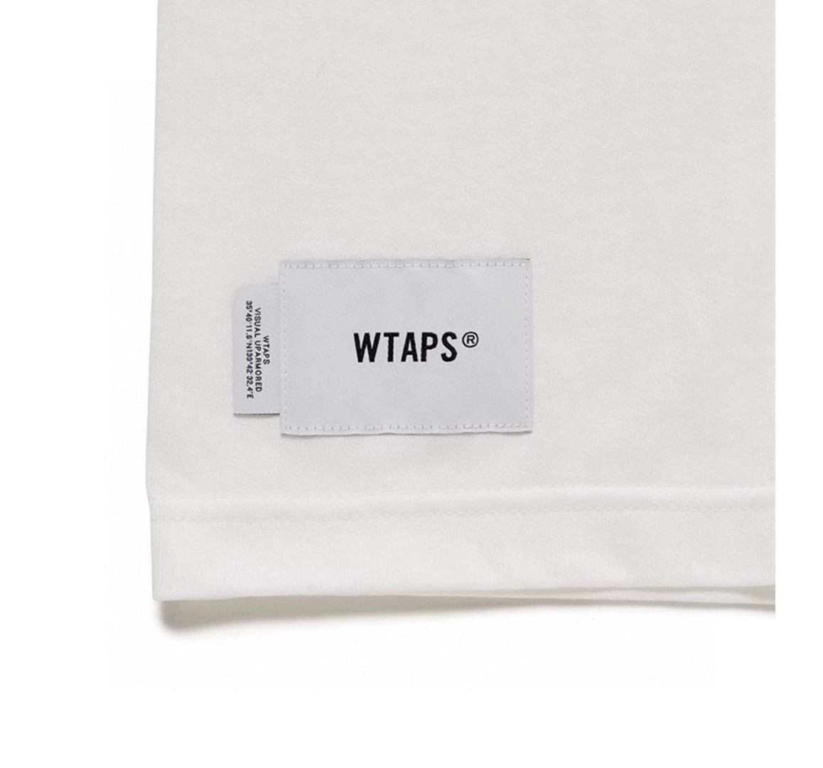 WTAPS 字母logo印花圆领短袖 T恤 白色 黑色 A0  
