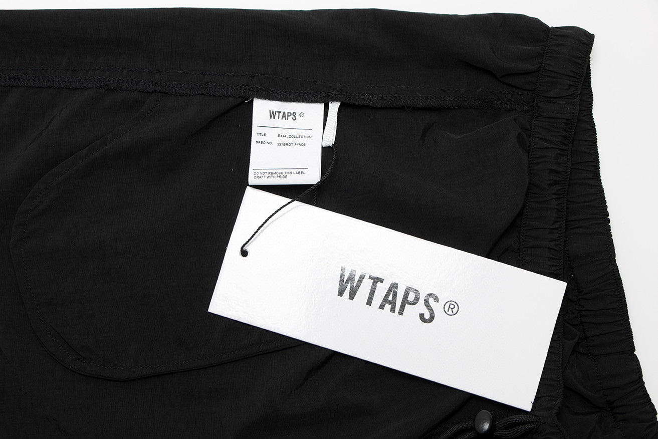 WTAPS 尼龙速干抽绳沙滩短裤 休闲裤 裤子 绿色 黑色 A0 