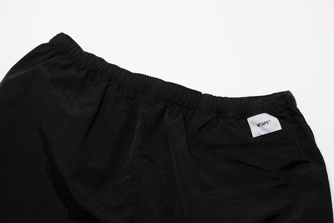 WTAPS 尼龙速干抽绳沙滩短裤 休闲裤 裤子 绿色 黑色 A0 