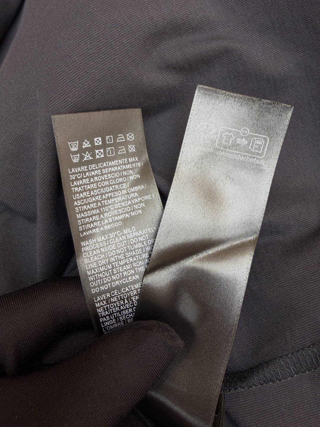 Balenciaga 巴黎世家 裂纹字母印花短袖 T恤 圆领 夏季 黑灰色 A0 764235TUVK81000