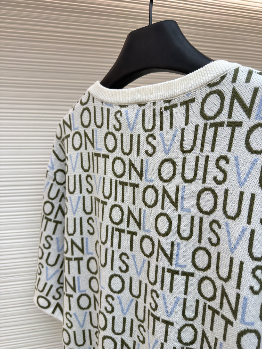 LOUIS VUITTON 路易威登 LV 满印字母毛织短袖 T恤 B0 HUN82WBIUMU1