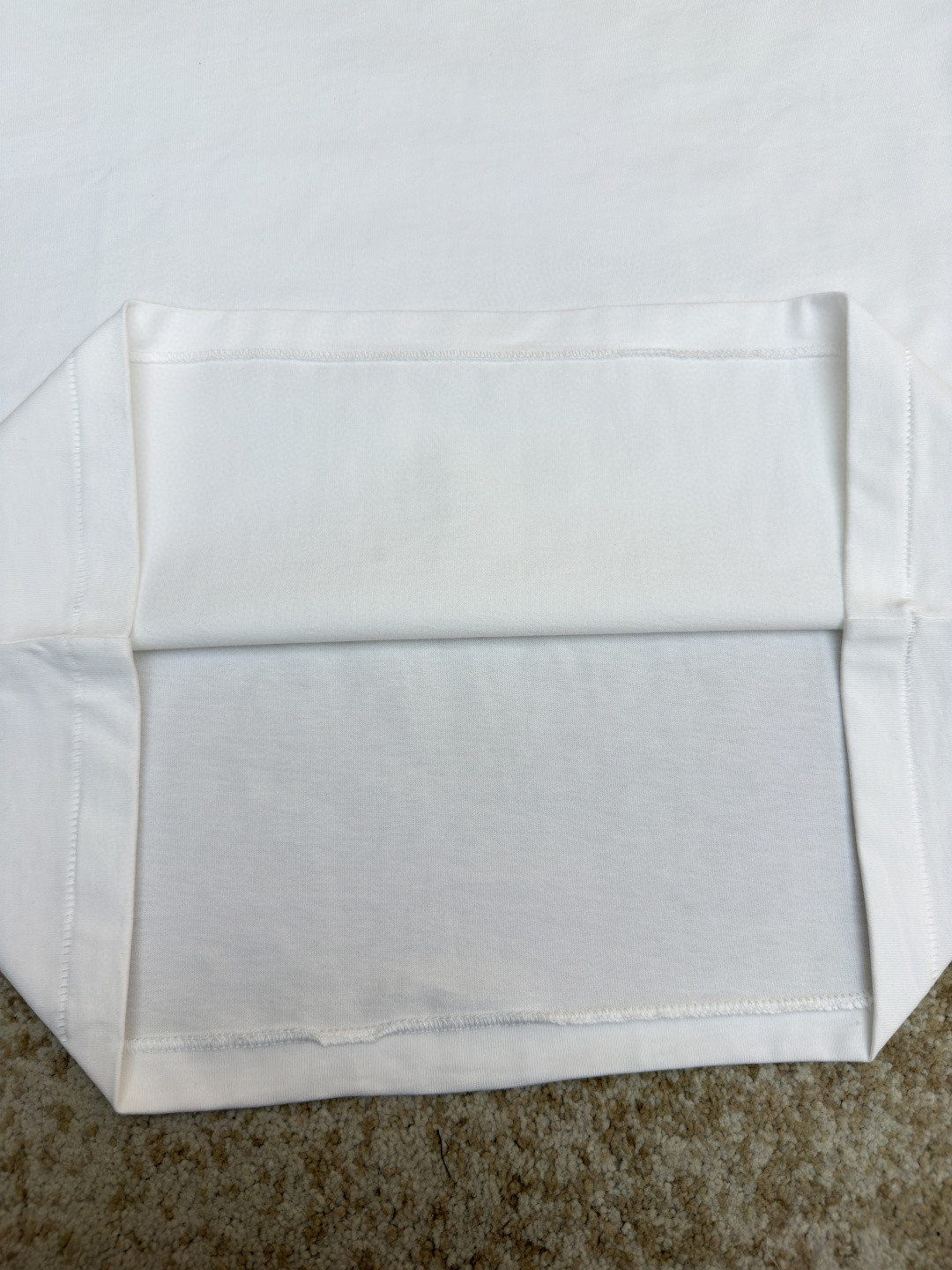 LOUIS VUITTON 路易威登 LV 立体浪花圆领短袖 T恤 夏季 白色 A0