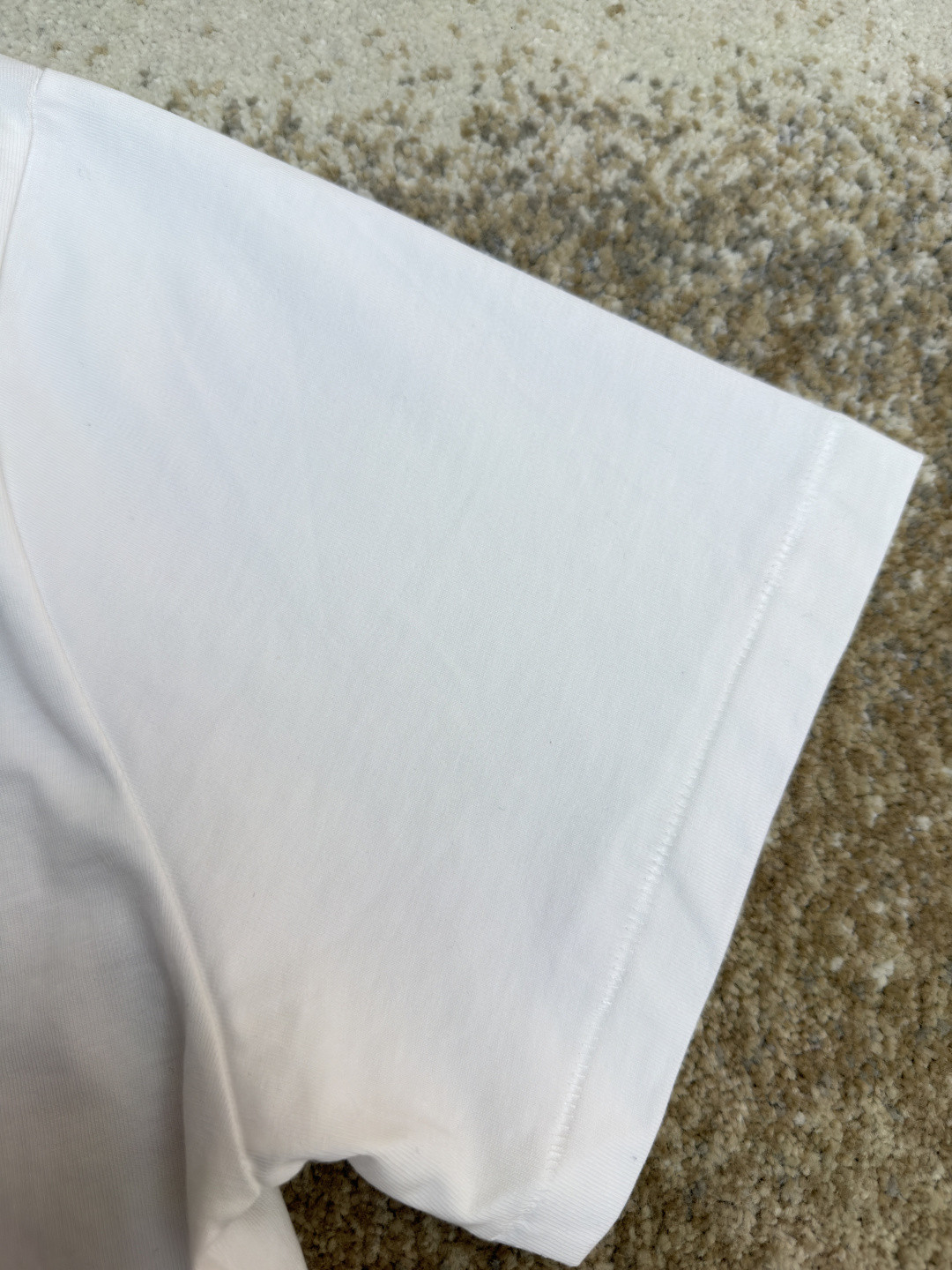 LOUIS VUITTON 路易威登 LV 立体浪花圆领短袖 T恤 夏季 白色 A0